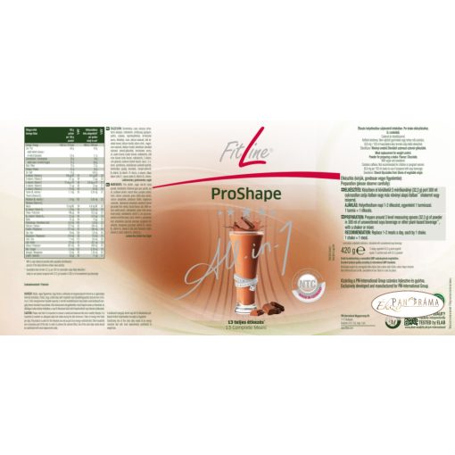 Fitline ProShape All-in-1Chocolate Vegan