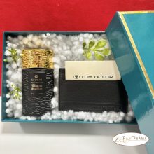 Ajándékcsomag Chogan férfi parfümmel és Tom Tailor kártyatartóval