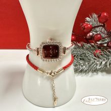 Női ékszeróra órakísérő karkötővel szettben