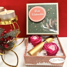 Ajándékcsomag, karácsonyi dobozban - Parfum