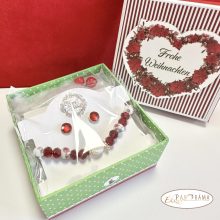 Ajándékcsomag, díszdobozban - Illatos csillogás Red