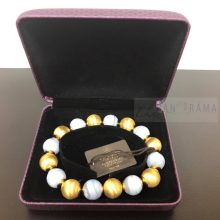 Ásvány karkötő - ETRUSCA CALCEDON