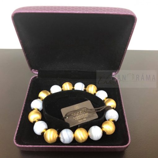 Ásvány karkötő - ETRUSCA CALCEDON