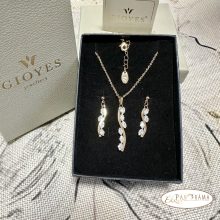 GIOYES 24K Gold Plated, antiallergén szett- Csillogó hullám
