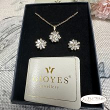 GIOYES 24K Gold Plated, antiallergén szett- Fény virágai