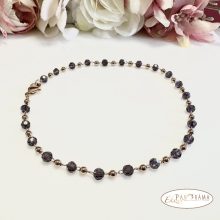 18K Gold filled, antiallergén Bokalánc gyöngyökkel - Diana