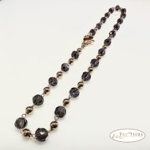 18K Gold filled, antiallergén Bokalánc gyöngyökkel - Diana