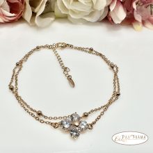 18K Gold filled Bokalánc - Kristályos 