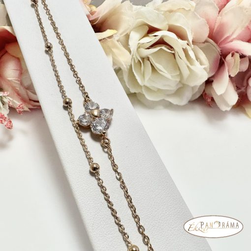 18K Gold filled Bokalánc - Kristályos 