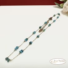 Nemesacél alapú Gold Filled bokaláncgyöngyökkel - Shara