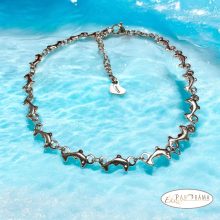 Nemesacél bokalánc- Dolphins