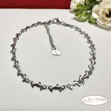 Nemesacél bokalánc- Dolphins