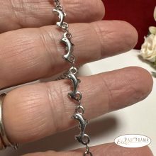 Nemesacél bokalánc- Dolphins