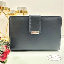  Valódi bőr pénztárca Rfid védelemmel- Női Money Maker Dark Blue