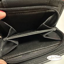  Valódi bőr pénztárca Rfid védelemmel- Női Money Maker Black