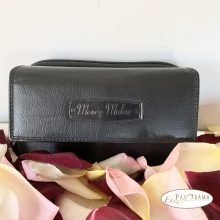 Bőr pénztárca RFID védelemmel - Money Maker Black