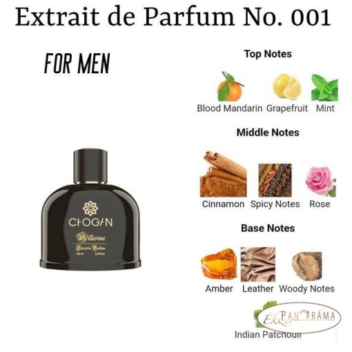 Férfi parfüm 30% eszenciával  - CHOGAN 301 - 30ml 