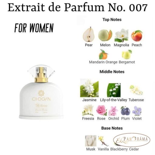 Női parfüm 30% eszenciával  - CHOGAN 307 - 30 ml 