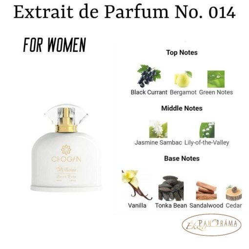Női parfüm 30% eszenciával  - CHOGAN 014 - 30 ml 