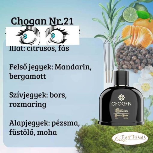 Férfi parfüm 30% eszenciával  - CHOGAN 321 - 30 ml 