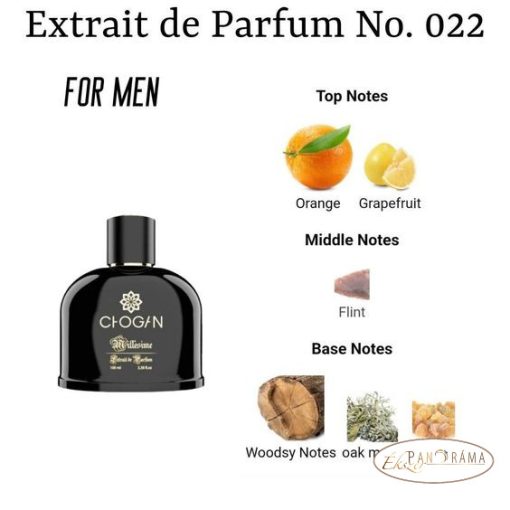 Férfi parfüm 30% eszenciával  - CHOGAN 22 - 100 ml 