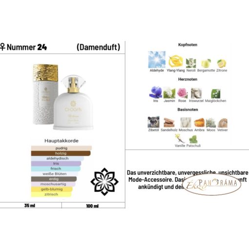 Női parfüm 30% eszenciával  - CHOGAN 024- 70 ml 