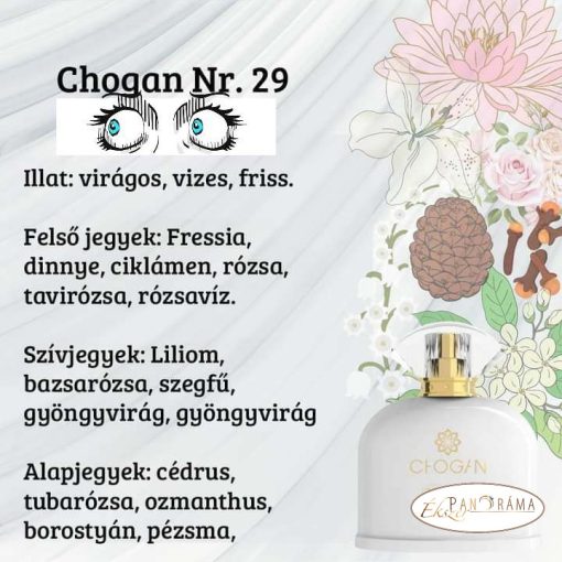 Női parfüm 30% eszenciával  - CHOGAN 029 - 70 ml 