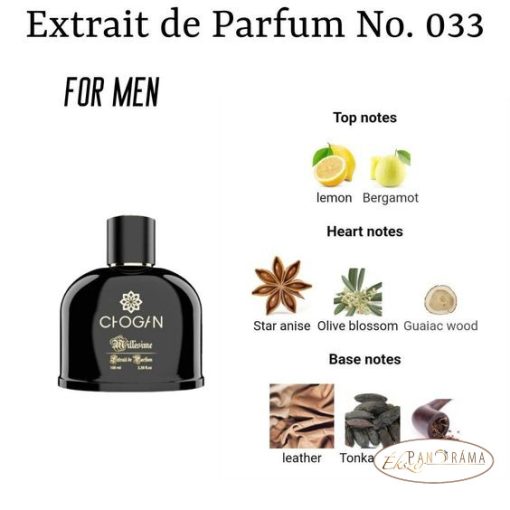 Férfi parfüm 30% eszenciával  - CHOGAN 301 - 35 ml 