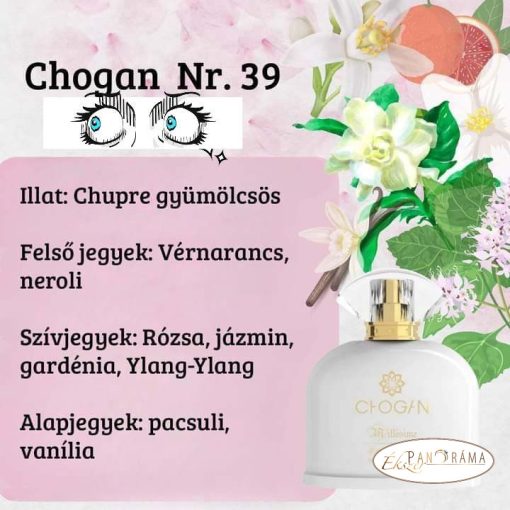 Női parfüm 30% eszenciával  - CHOGAN 039 - 70 ml 