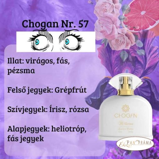 Női parfüm 30% eszenciával  - CHOGAN 057 - 70 ml 