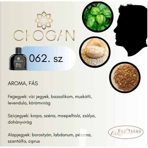 Férfi parfüm 30% eszenciával  - CHOGAN 362 - 35 ml 
