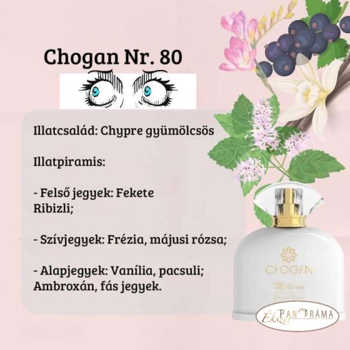 Női parfüm 30% eszenciával  - CHOGAN 380 - 30 ml 