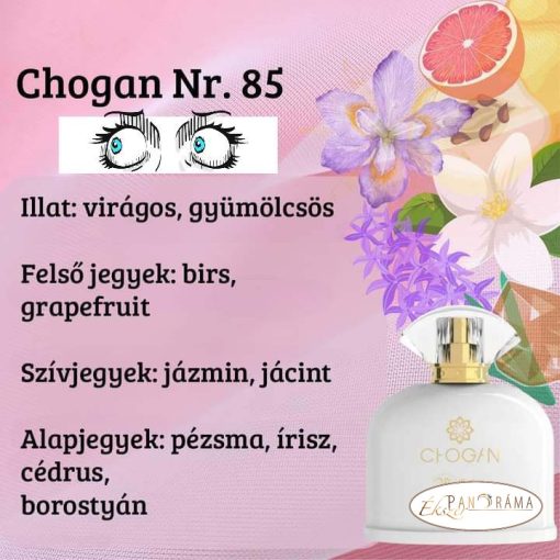 Női parfüm 30% eszenciával  - CHOGAN 385 - 30 ml 