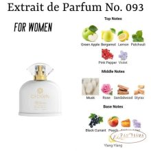 Női parfüm 30% eszenciával  - CHOGAN 093 - 70 ml 