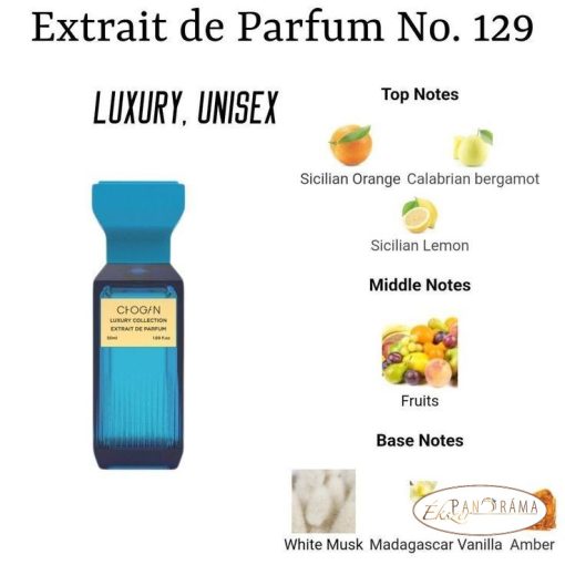 Unisex luxury parfüm 30% eszenciával  - CHOGAN 129 - 50 ml 