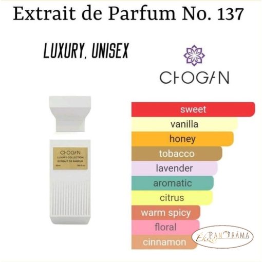 Unisex luxury parfüm 30% eszenciával  - CHOGAN 137 - 3 ml 