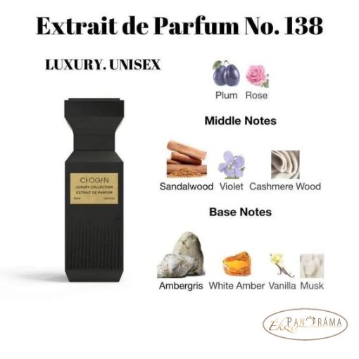 UNISEX PARFÜM- CHOGAN OLFAZETA LUXURY MINTA 138 - 3 ml 