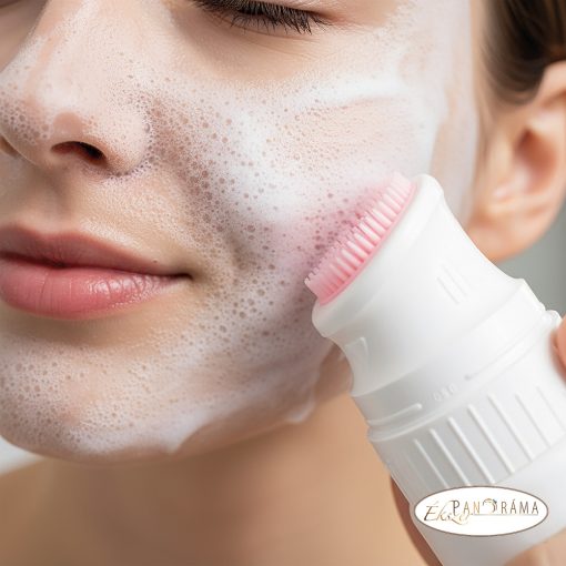 Arctisztító szilikon ecsettel