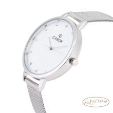 Cardy Quartz női karóra - Ezüst fehér mintás
