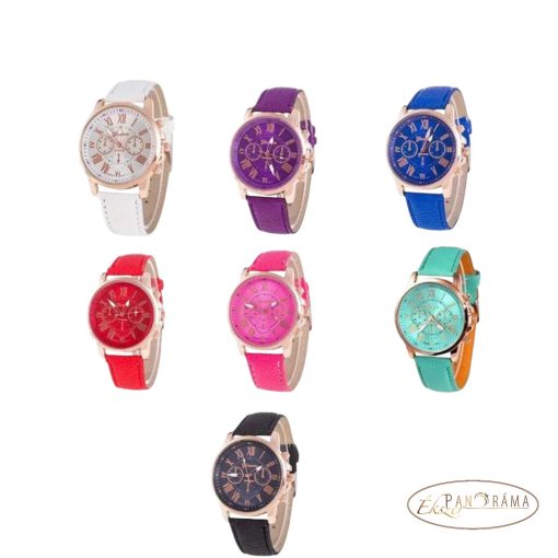 Női Geneva karóra  -  Piro