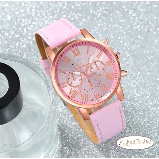 Női Geneva karóra  - Rózsaszín