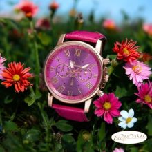 Női Geneva karóra  - Rózsaszín