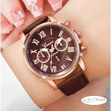 Női Geneva karóra  - barna