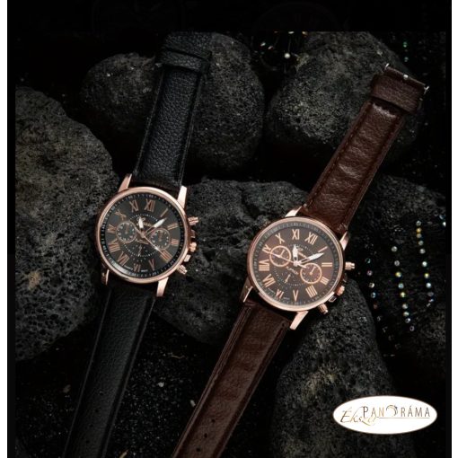 Női Geneva karóra  - barna