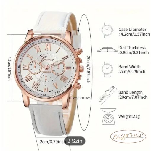 Női Geneva karóra  -Kék