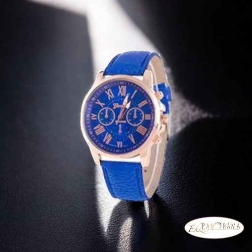 Női Geneva karóra  -Kék