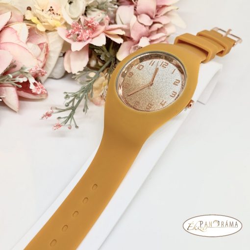 Színes szilikon szíjas óra - ICE WATCH utánzat 