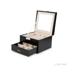 Ékszertartó doboz (zárható) fekete