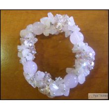 Ásvány  karkötő színes