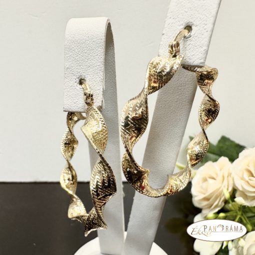  14K Gold Filled csavart karika fülbevaló - Melani 3